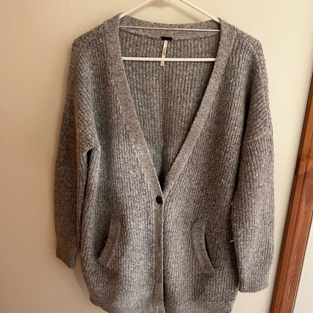 Free People Women's Button Up Cardigan/Sweater
